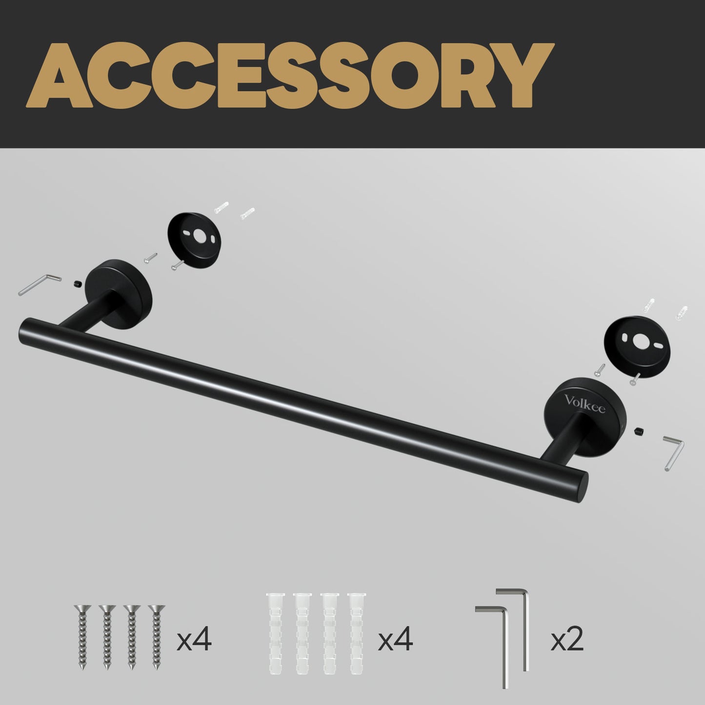 Matte Black Tower Bar