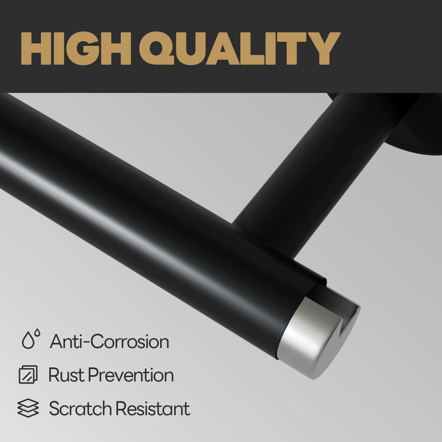 Matte Black Tower Bar